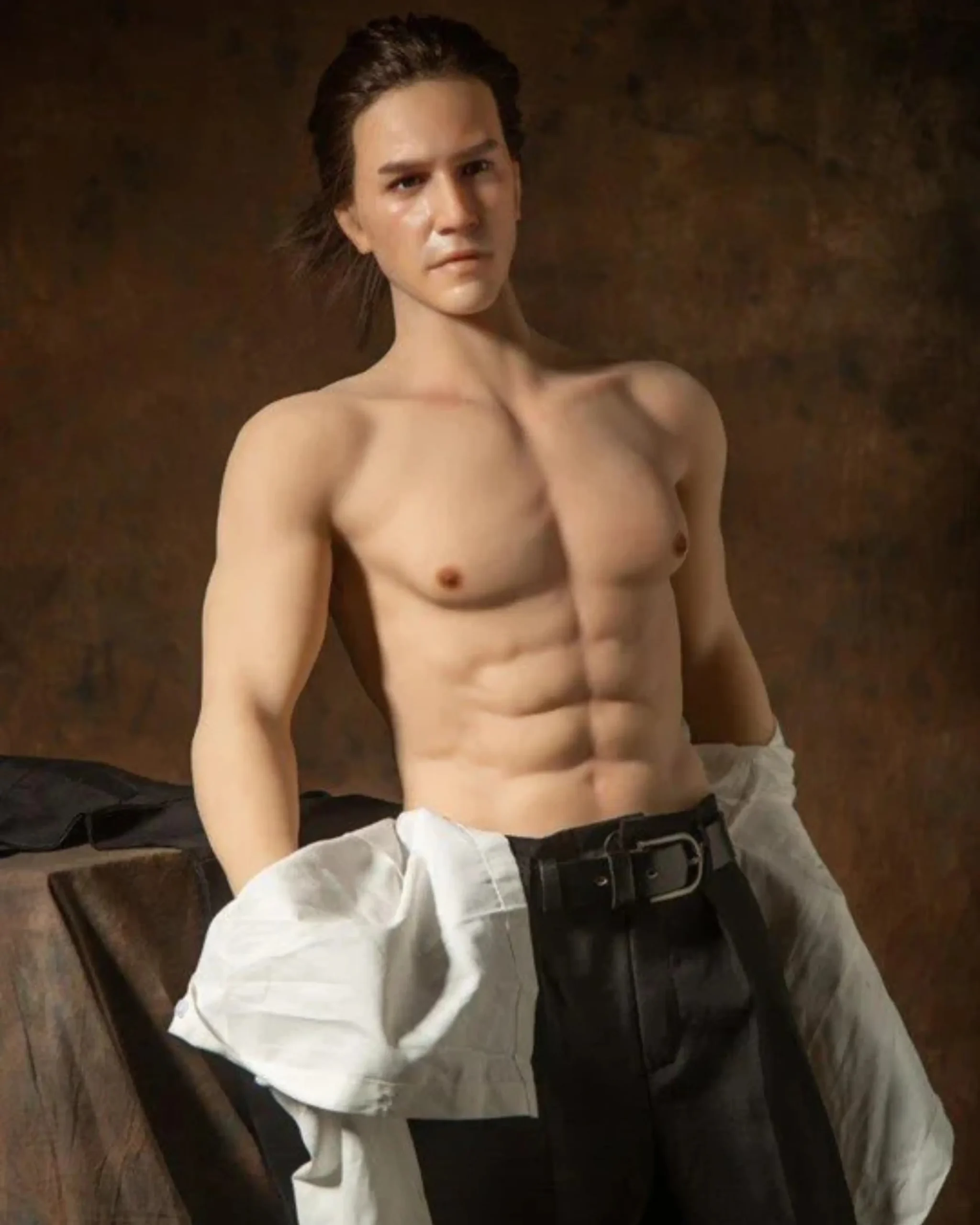 Männliche Real Doll mit realistischer Eichel und Vorhaut Detail