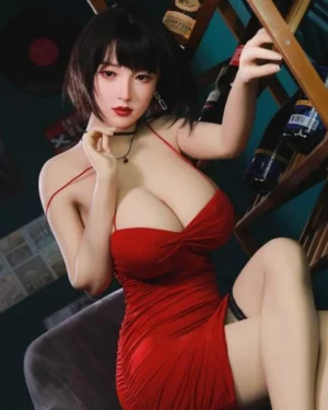 Mia - Asiatische Sexpuppe mit beweglichem Metallskelett für alle Posen